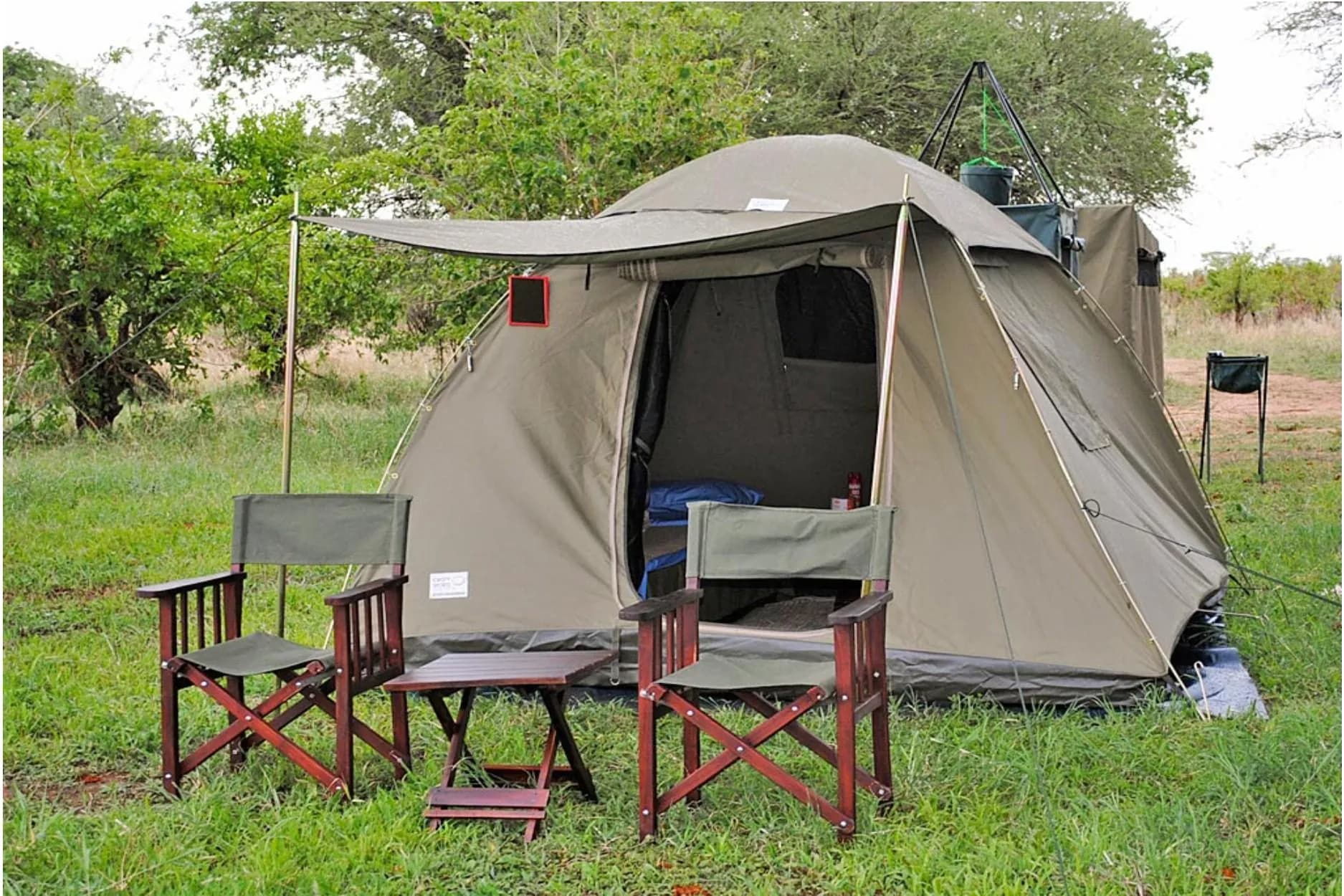 Guest tent at Seronera Camp in the Serengeti